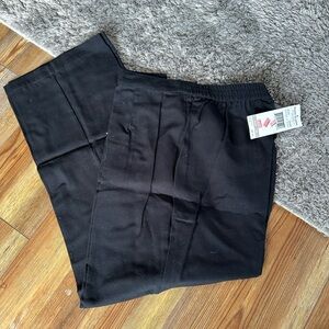 Black Elastic Waist Pants | VINTAGE